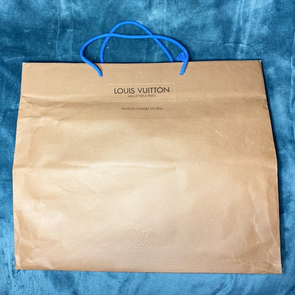 Louis Vuitton bag brown with blue straps. - Picture 4 of 6